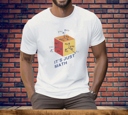 Jeff Clarke It’s Just Math Tee Shirt