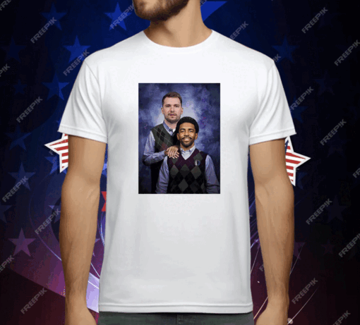 Luka Doncic Kyrie Irving Step Brothers Ladies Boyfriend T-Shirt