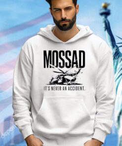 Mossad It’s Never An Accident Ladies Boyfriend Shirt