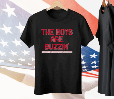 NEW YORK HOCKEY THE BOYS ARE BUZZIN Tee Shirt