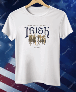 Notre Dame Fighting Irish 2024 Ncaa Men’s Lacrosse National Champions Trophy Tee Shirt