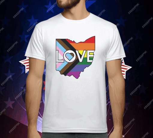 Ohio Love Progress Pride T-Shirt