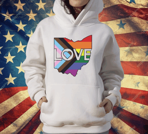 Ohio Love Progress Pride T-Shirt - Image 3