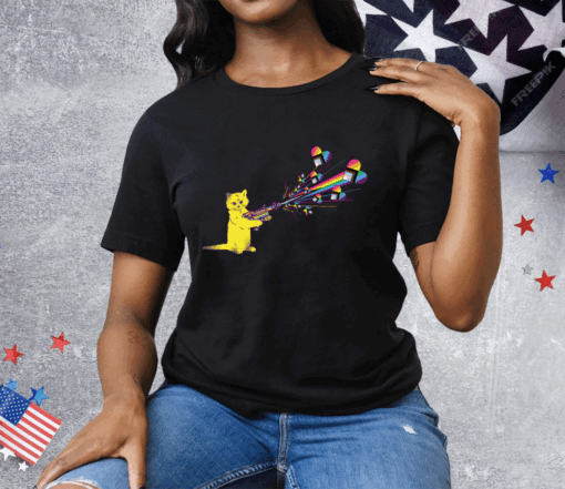 PEW PEW PRIDE BLACK Tee Shirt - Image 3