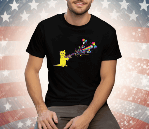 PEW PEW PRIDE BLACK Tee Shirt - Image 2