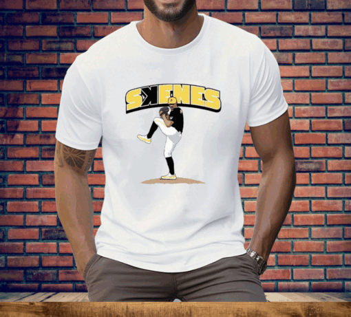 Paul Skenes Player Pirates Baseball Tee Shirt - Image 3