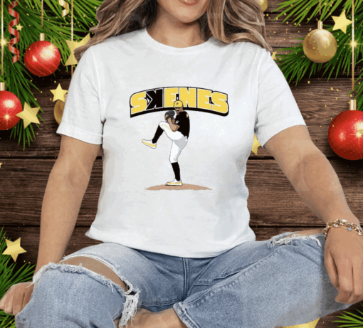 Paul Skenes Player Pirates Baseball Tee Shirt - Image 2