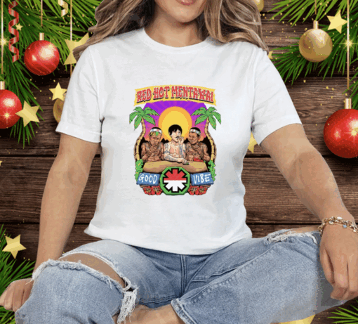 Red Hot Mentawai Good Vibe Tee Shirt - Image 2