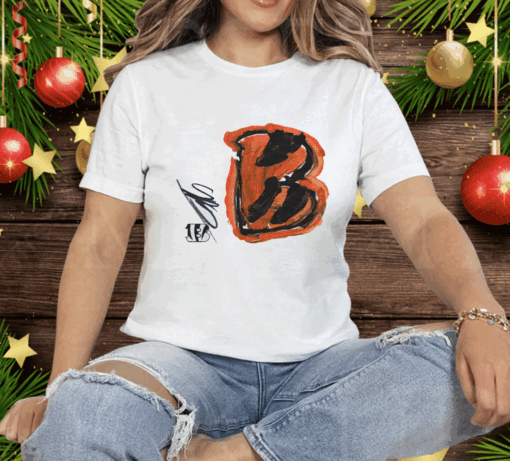 Rookies Paint Cincinnati Bengals by Jermaine Burton Tee Shirt - Image 2