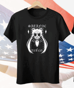 Satanicteaco Blk Mtl Slr Mn Tee Shirt