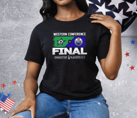 Stars vs Canucks 2024 Western Conference Final Stanley Cup Playoff Tee Shirt