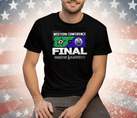 Stars vs Canucks 2024 Western Conference Final Stanley Cup Playoff Tee Shirt