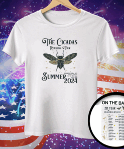 The Cicadas Reunion Tour Graphic Tee Summer 2024 Tee Shirt