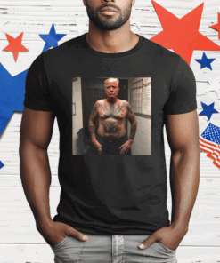 Trump Covered With Prison Tattoos T-Shirt