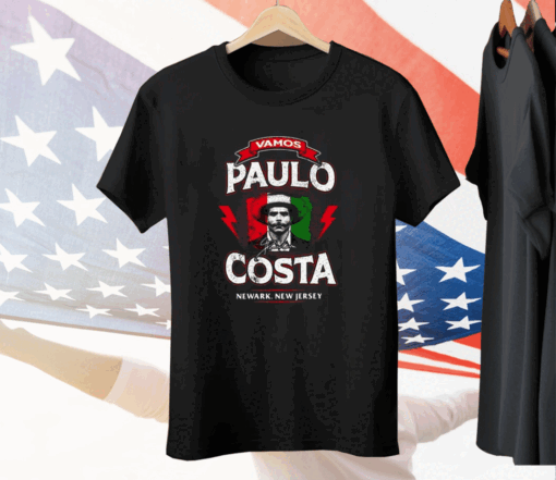 Vamos Paulo Costa Newark New Jersey Tee Shirt