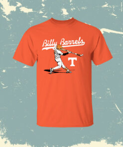 Tennessee Baseball Billy Amick Billy Barrels T-Shirt