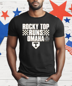 Tennessee Volunteers 2024 NCAA Men’s Baseball College World Series Champions Rocky Top Runs Omaha T-Shirt