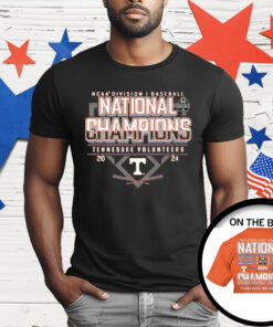Tennessee Volunteers Blue 84 2024 Baseball College World Series Champions Schedule T-Shirt
