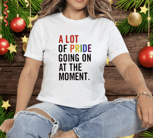 A Lot Of Pride Going On At The Moment Tee Shirt - Image 2