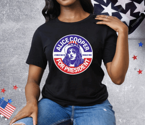 Alice Cooper For President Tee Shirt