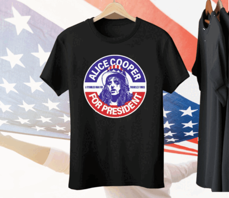 Alice Cooper For President Tee Shirt