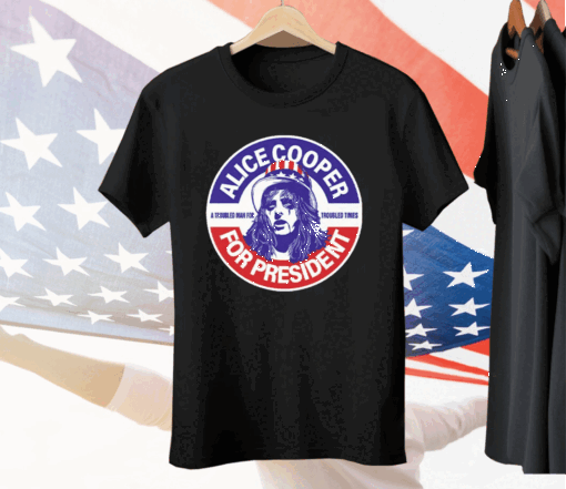 Alice Cooper For President Tee Shirt