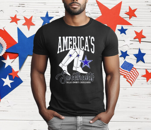 America’s Sweethearts Dallas Cowboys Cheerleaders Boots T-Shirt