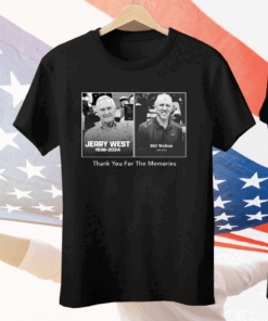 Bill Walton And Jerry West Thank You For The Memories Tee Shirt