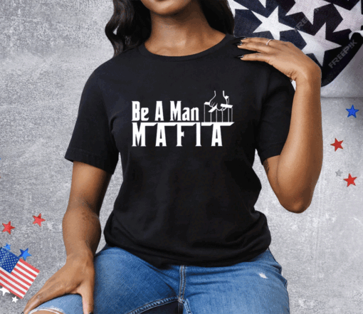 Boston Be A Man Mafia Tee Shirt - Image 3