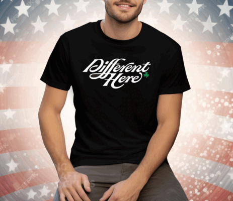 Boston Celtics Different Here Tee Shirt