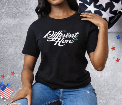 Boston Celtics Different Here Tee Shirt