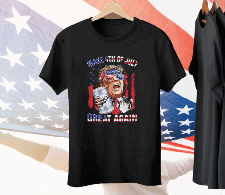 Busch Light Make 4th of July Great Again Trump Tee Shirt