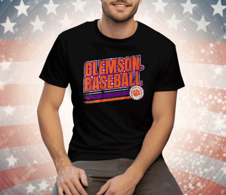 CLEMSON TIGERS RETRO BASEBALL Tee Shirt