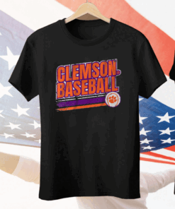 CLEMSON TIGERS RETRO BASEBALL Tee Shirt