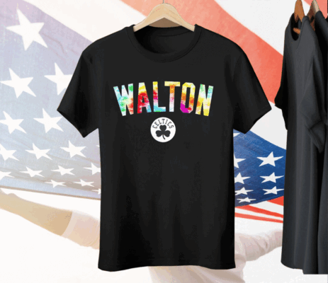 Celtics Bill Walton Tie-dye Tee Shirt