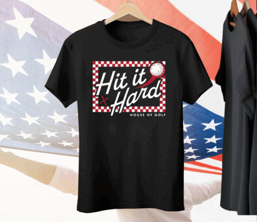 HIT IT HARD CHECKERBOARD Tee Shirt