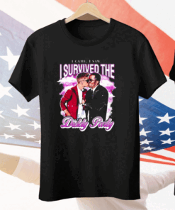 I Came I Saw I Survived The Diddy Party Tee Shirt