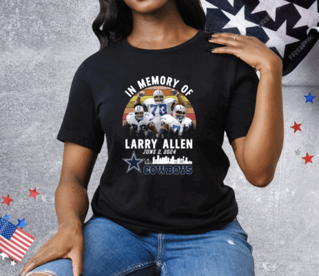 In Memory Of Larry Allen June 2 2024 Ladies Boyfriend Tee Shirt