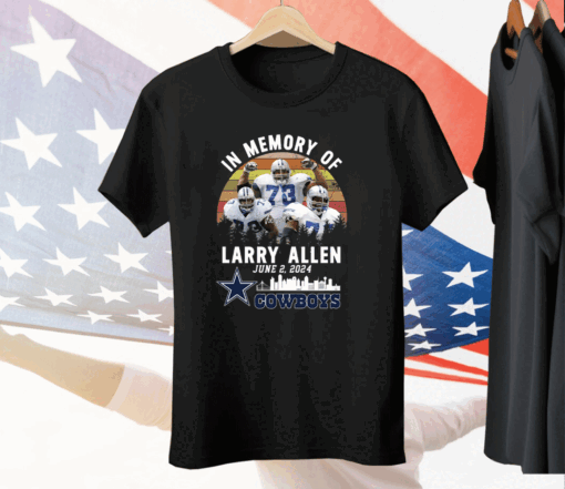 In Memory Of Larry Allen June 2 2024 Ladies Boyfriend Tee Shirt