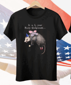 It Is I Your Fairy Godpossum Funny Fairy Godmother Tee Shirt