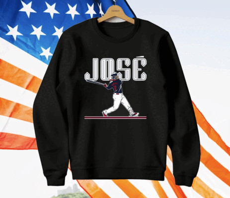 Jose Ramirez Slugger Swing Ladies Boyfriend T-Shirt