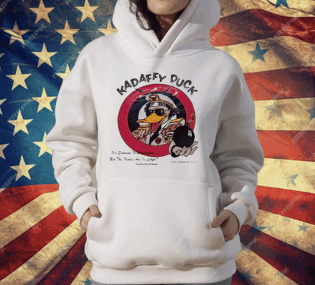 Kadaffy Duck It's Snowing In Washington But The Flakes Are In Libya Tee Shirt