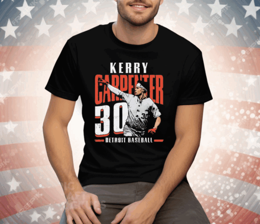 Kerry Carpenter Detroit Player Name Tee Shirt - Image 2