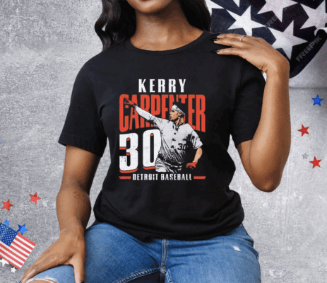 Kerry Carpenter Detroit Player Name Tee Shirt