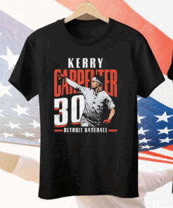 Kerry Carpenter Detroit Player Name Tee Shirt