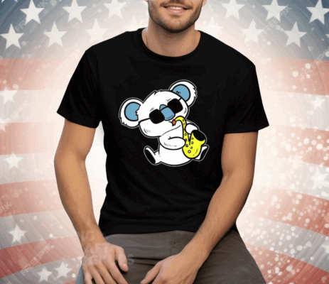 Koala Playing Saxophone Band Member Tee Shirt