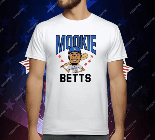 LA Dodgers Mookie Betts cartoon T-Shirt