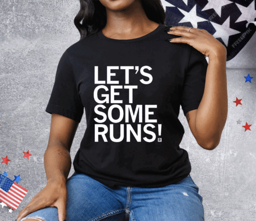 Let's Get Some Runs Tee Shirt - Image 2