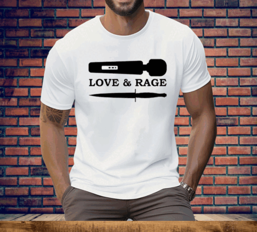 Love & Rage Dildo And Knife Tee Shirt - Image 3