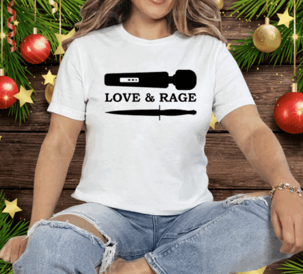 Love & Rage Dildo And Knife Tee Shirt